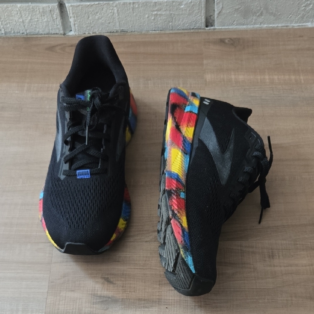 Brooks Black Multicolor Women's Sneakers - Picture 2 of 4